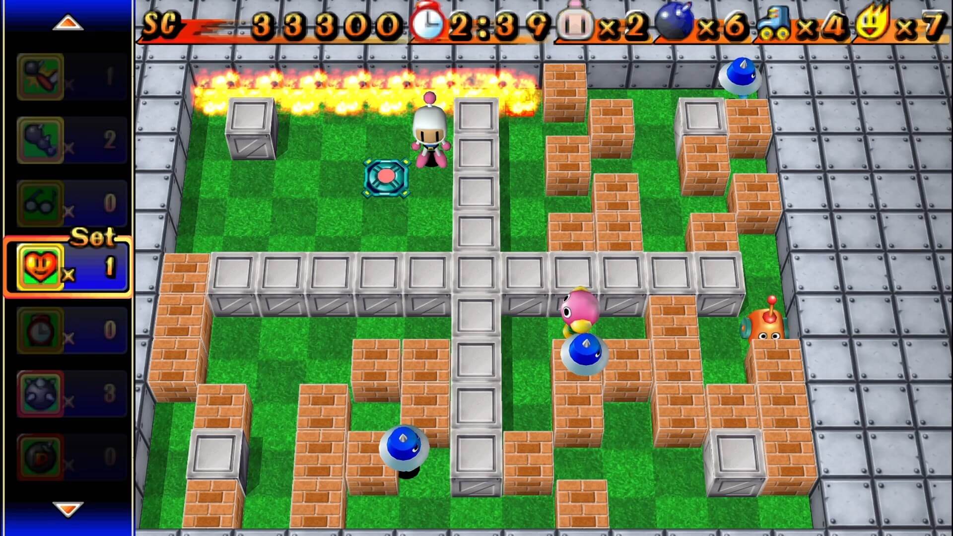 Bomberman Portable - геймплей игры на PlayStation Portable